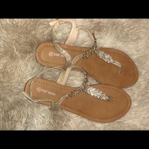 Sparkly sandals, New